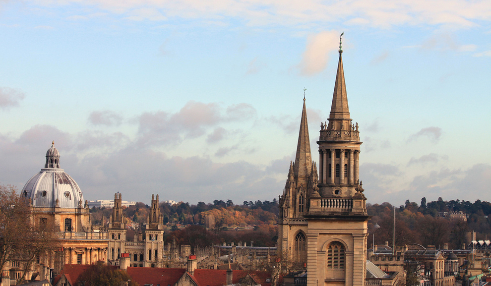 Oxford’s domes and spires seen from Carfax Tower